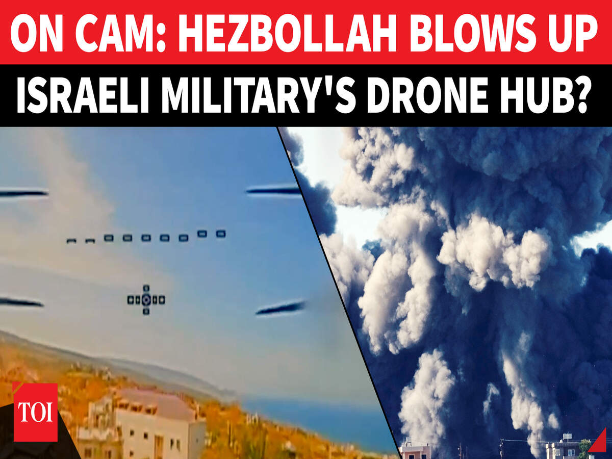 'TARGET DEMOLISHED': Hezbollah BOMBS Israeli Drone Center In 'DIRECT HIT' | WATCH