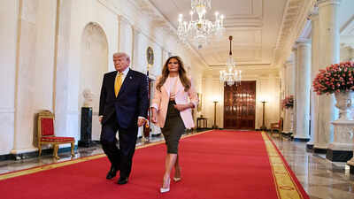 US President Trump on how phone's autocorrect got him in trouble with First Lady Melania; says: I wouldn't proofread it, and I would get absolute…