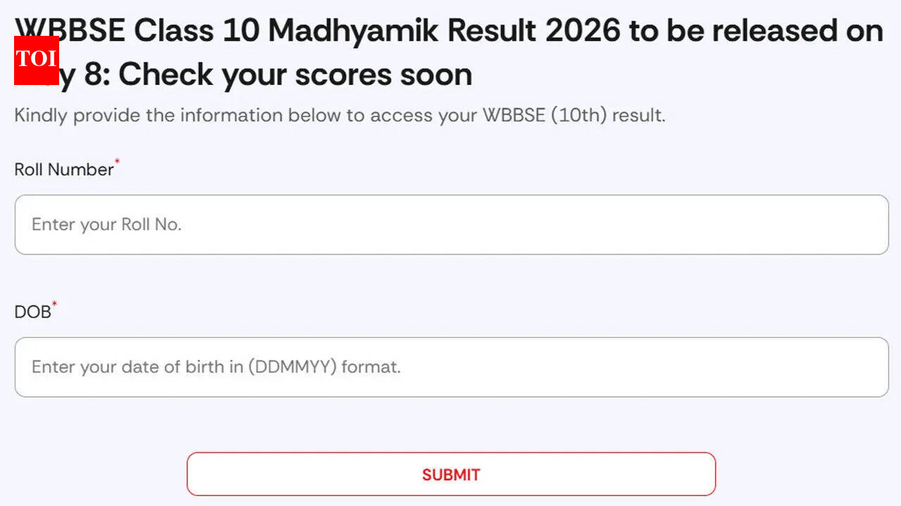 WB Madhyamik Result 2026 on May 8: How students can access scores through TOI portal