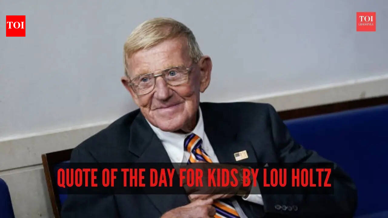 Quote of the day for kids by Lou Holtz: “Your talent determines what you can do. Your motivation determines how much you’re willing to do. Your attitude determines how well you do it”