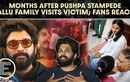 AlluArjun's wife Sneha Reddy and father visit Pushpa stampede victim Sritej, fans react emotionally
