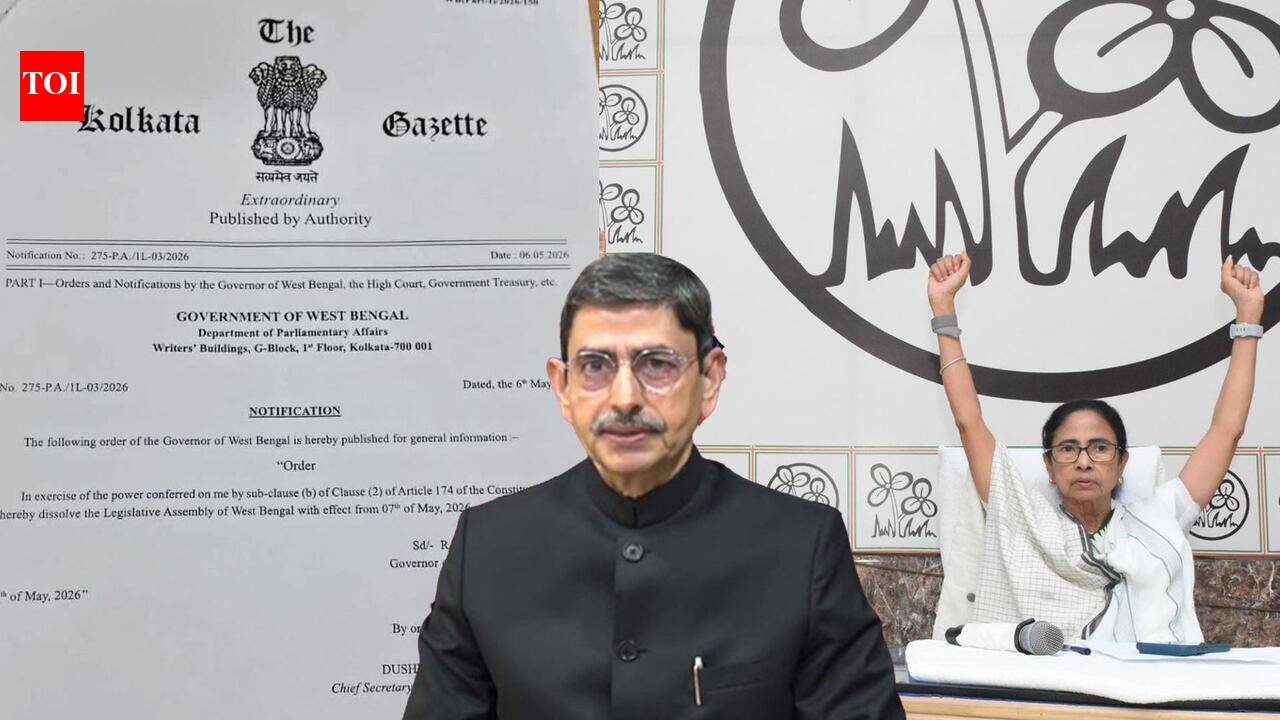 Governor RN Ravi Dissolves West Bengal Assembly After Mamata Banerjee ...