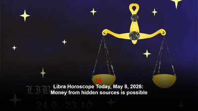 Libra Horoscope Today, May 8, 2026: Money from hidden sources is possible