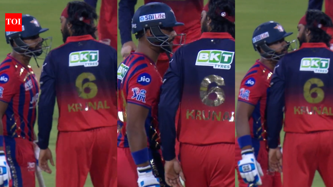 Krunal Pandya, Pooran involved in heated on-field exchange - Watch