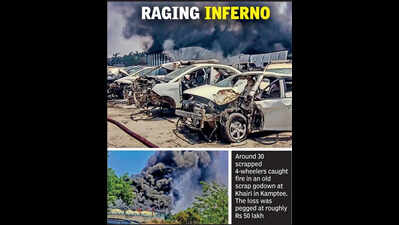 City Ablaze: 3 Fires Gut Property Worth 1 Crore