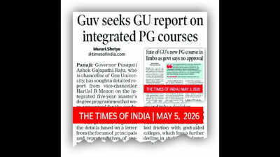 Lack of approval forces Goa University to drop nine new 5-yr courses