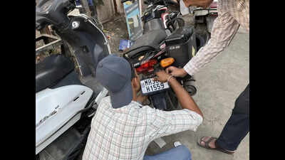 Only 49% vehicles fitted with HSRPs across the state after almost 1.5 years