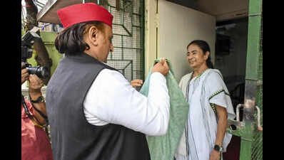 ‘Didi, you have not lost’: Akhilesh meets Mamata