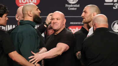 What happened between Khamzat Chimaev and Sean Strickland? All about wild physical moment at UFC 328 press conference