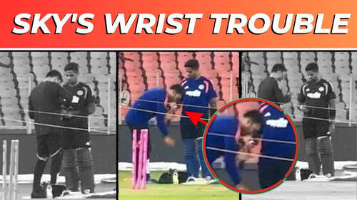 All is not well with Suryakumar Yadav's wrist? | Exclusive visuals