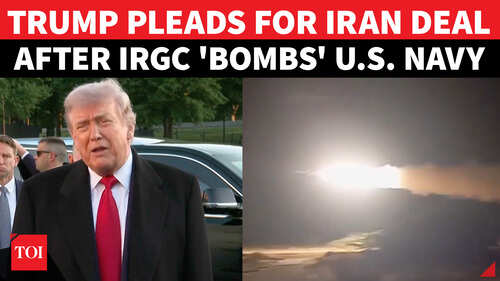 'GREAT DAMAGE': Trump Confirms Iranian Missile Attack On U.S. Navy; Pleads Again For Deal To End War