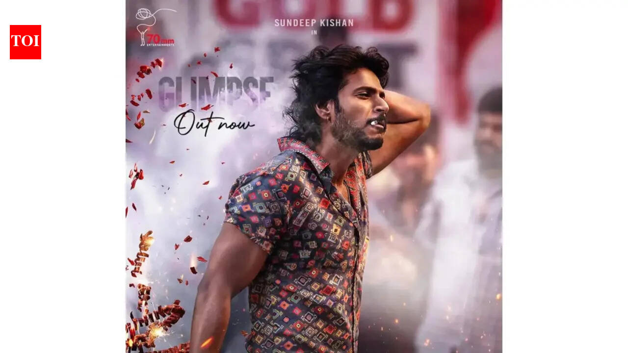 'Powerpeta' glimpse: Sudeep Kishan unveils fierce avatar in Krishna Chaitanya’s action thriller