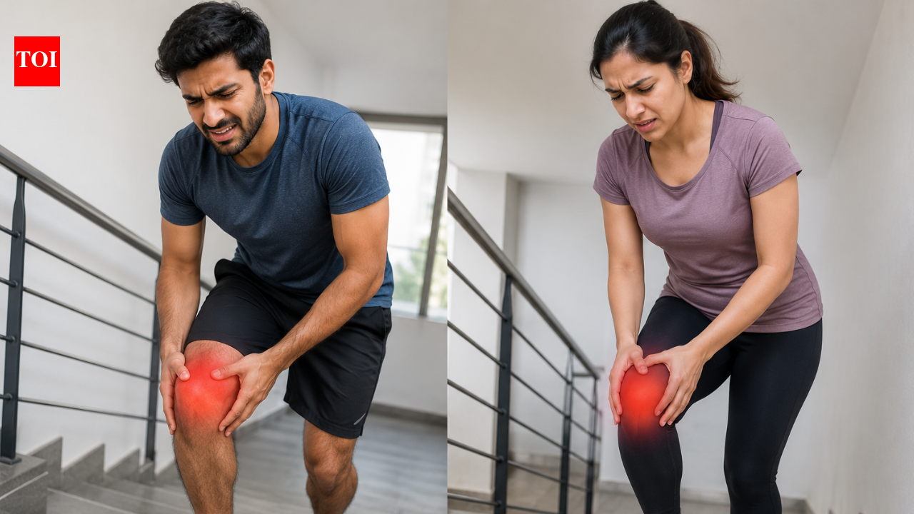 Knee Pain Causes: Knee pain in your 30s? Doctors warn that pain while using stairs could be an early red flag Knee Pain Causes: Knee pain in your 30s? Doctors warn that pain while using stairs could be an early red flag