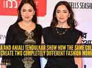 Anjali and Sara Tendulkar just proved black outfits work for every generation