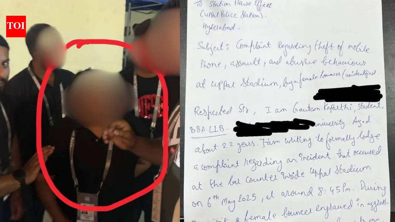 Spectator accuses female bouncer of assault over queue dispute during IPL match in Hyderabad