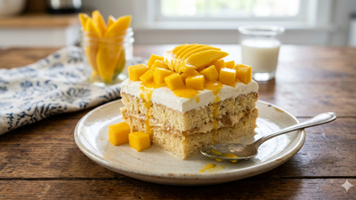 Mango tres leches cake recipe: A light and luscious summer treat