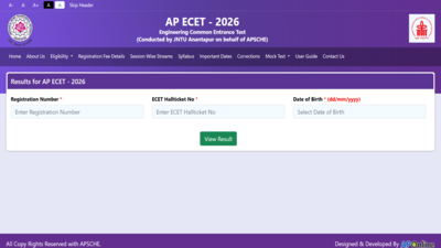 AP ECET 2026 result released at cets.apsche.ap.gov.in with 91.72 pass percentage: Direct link to download scorecards here