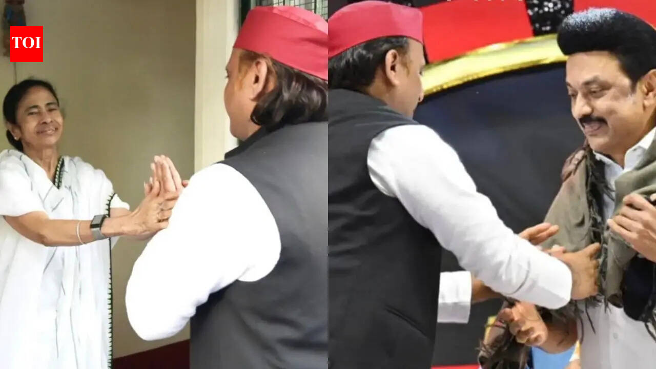 Dig at Cong? Akhilesh shares Mamata, Stalin photos with 'not ones who abandon' post