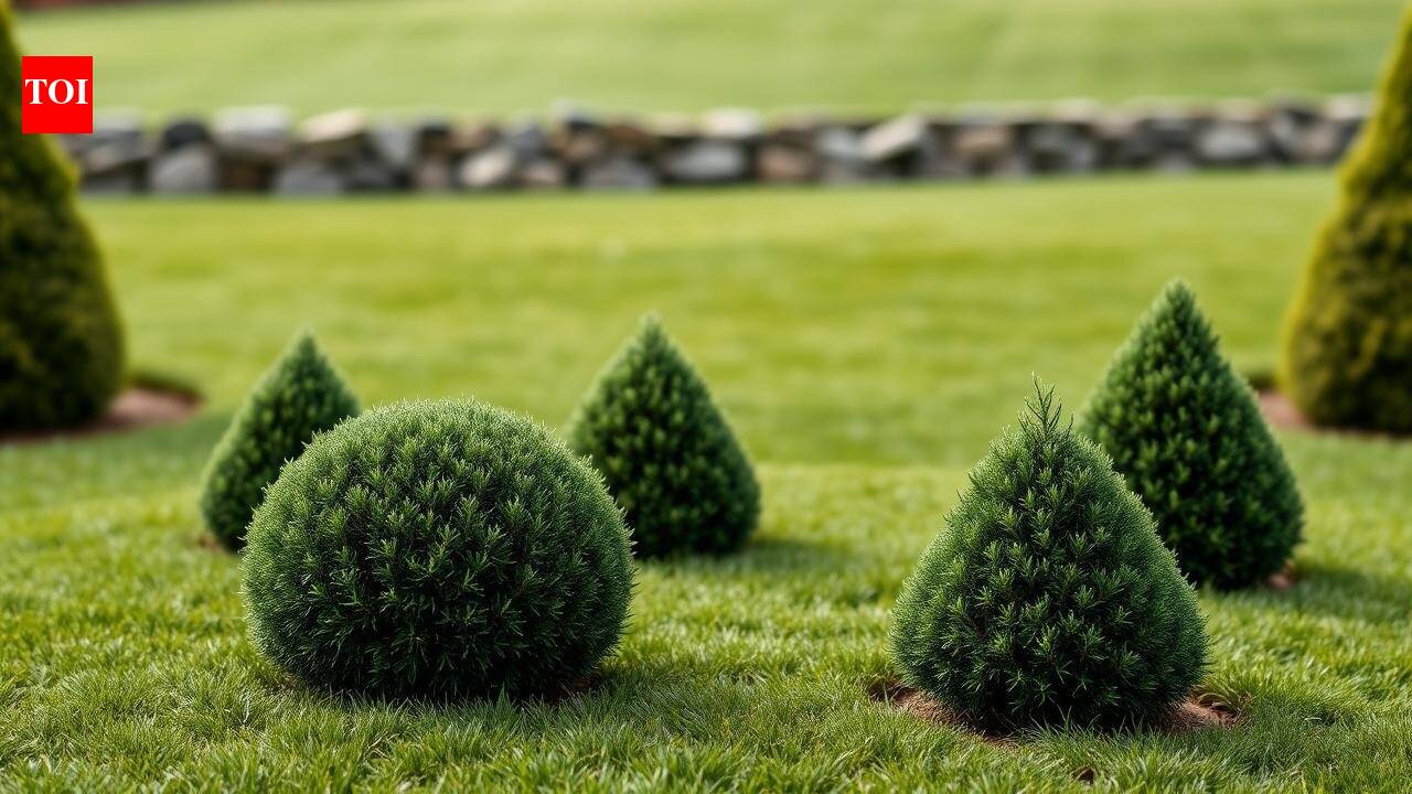 The 'woven' border: The pro secret to planting small evergreens for a designer look
