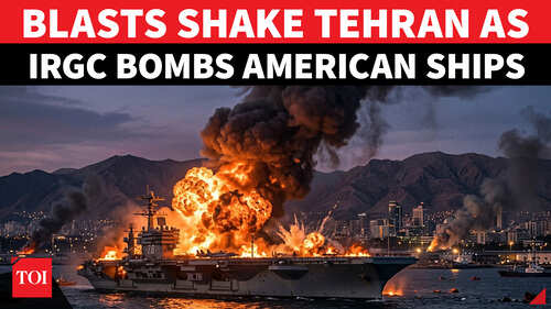 U.S. Attacks Iran Capital? EXPLOSIONS Rock Tehran As IRGC Missiles 'Chase' American Warships | WATCH