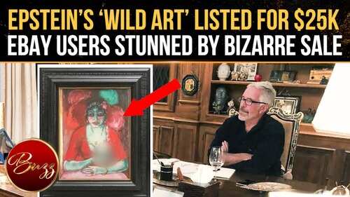 Epstein&rsquo;s 'Desk Art' Goes Up For Sale; eBay Listing Sparks Frenzy