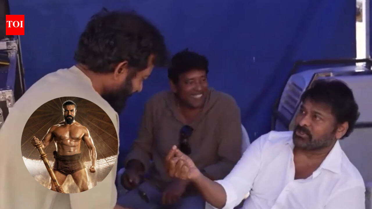 Chiranjeevi makes special request to Buchi Babu Sana on Ram Charan's 'Peddi' sets with Sukumar: 'One shot for my sake'
