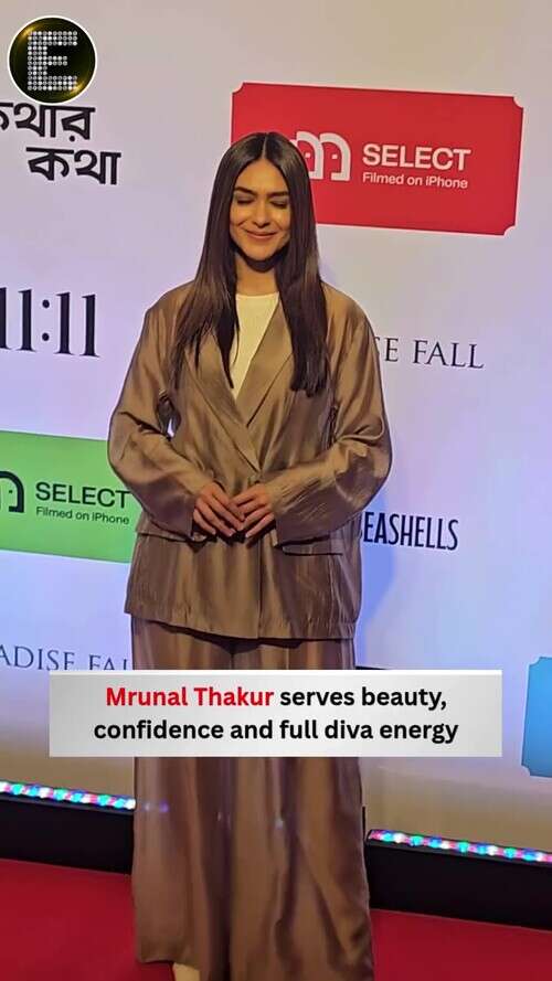 Mrunal Thakur Stuns in Elegant Glam Look