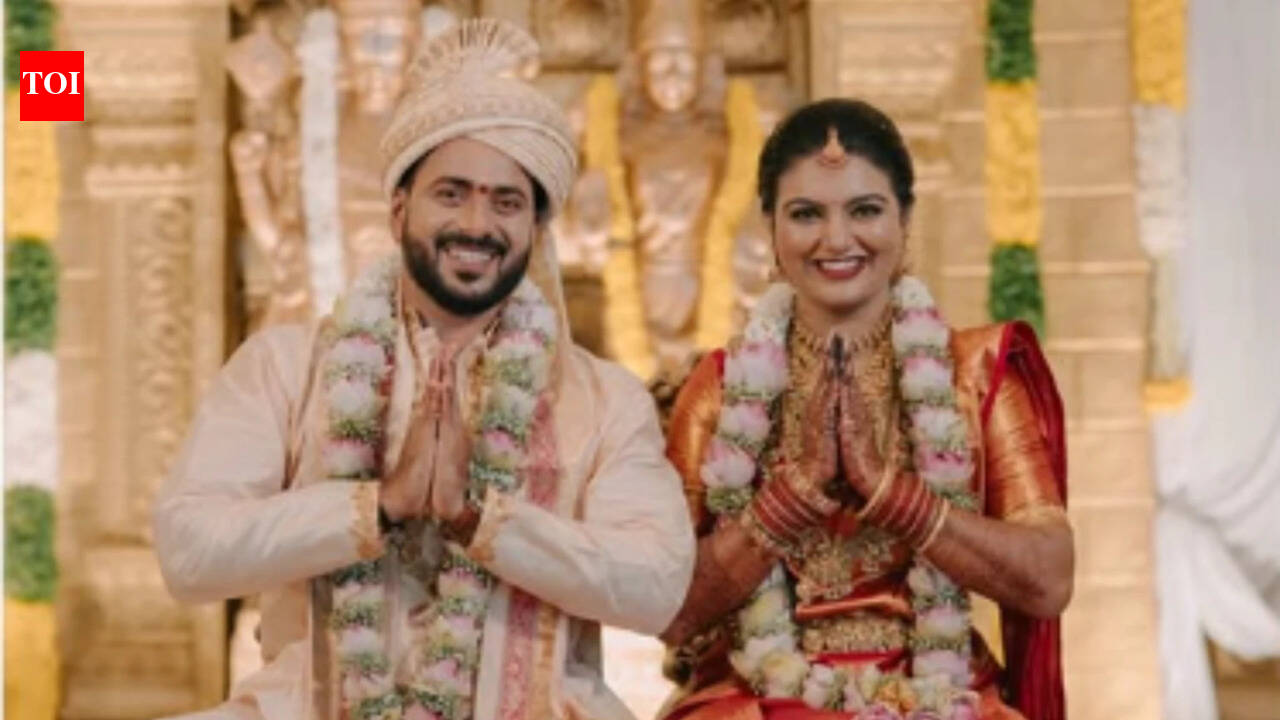 ‘Su From So’ fame JP Thuminad marries longtime partner Rashmika in traditional Mangaluru wedding