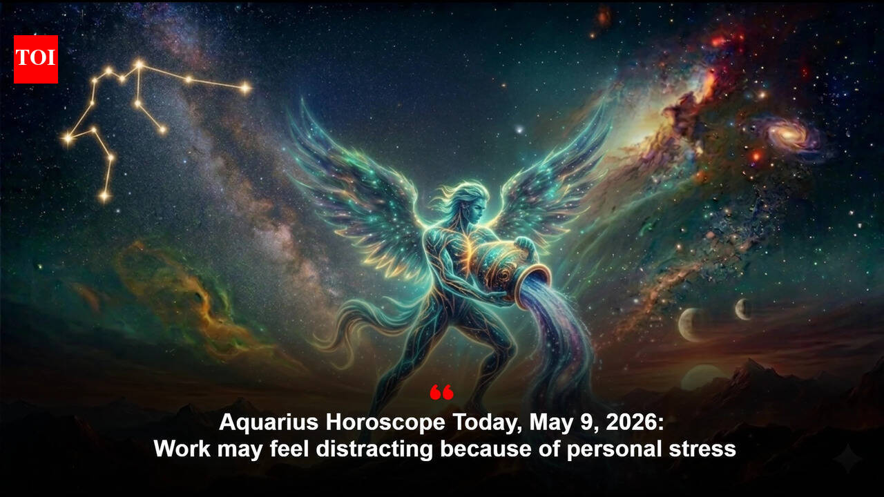 Aquarius Horoscope Today, May 9, 2026: Work may feel distracting because of personal stress