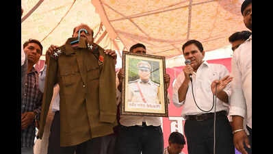 2021 batch SI probationers protest in Jaipur as recruitment gets scrapped