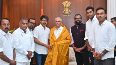 After three Lok Bhavan visits, Vijay is one VCK step away from CM chair