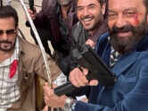 Salman-Sanjay goof around on '7 Dogs' sets - PICS