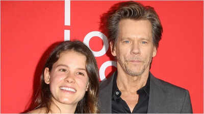 Kevin Bacon gets swarmed by Bees on a hike, his daughter reenacts the moment