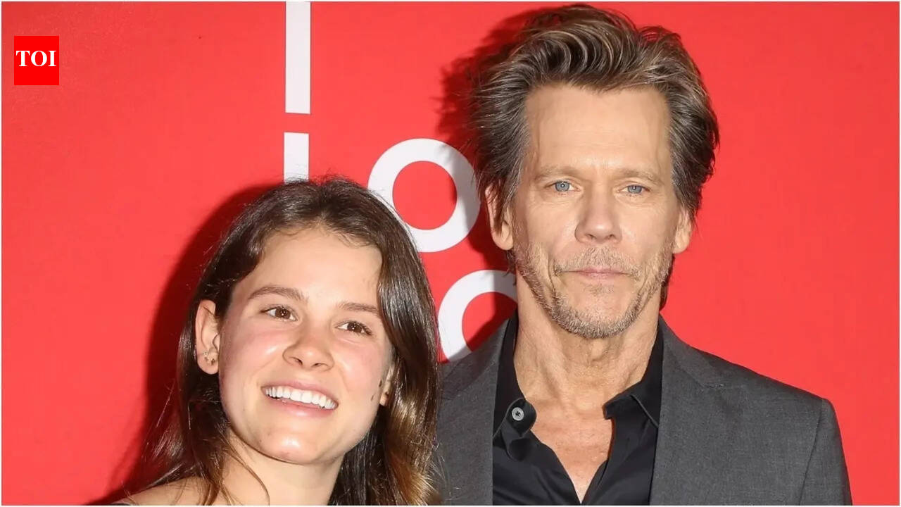 Kevin Bacon gets swarmed by Bees on a hike , his daughter reenacts the moment