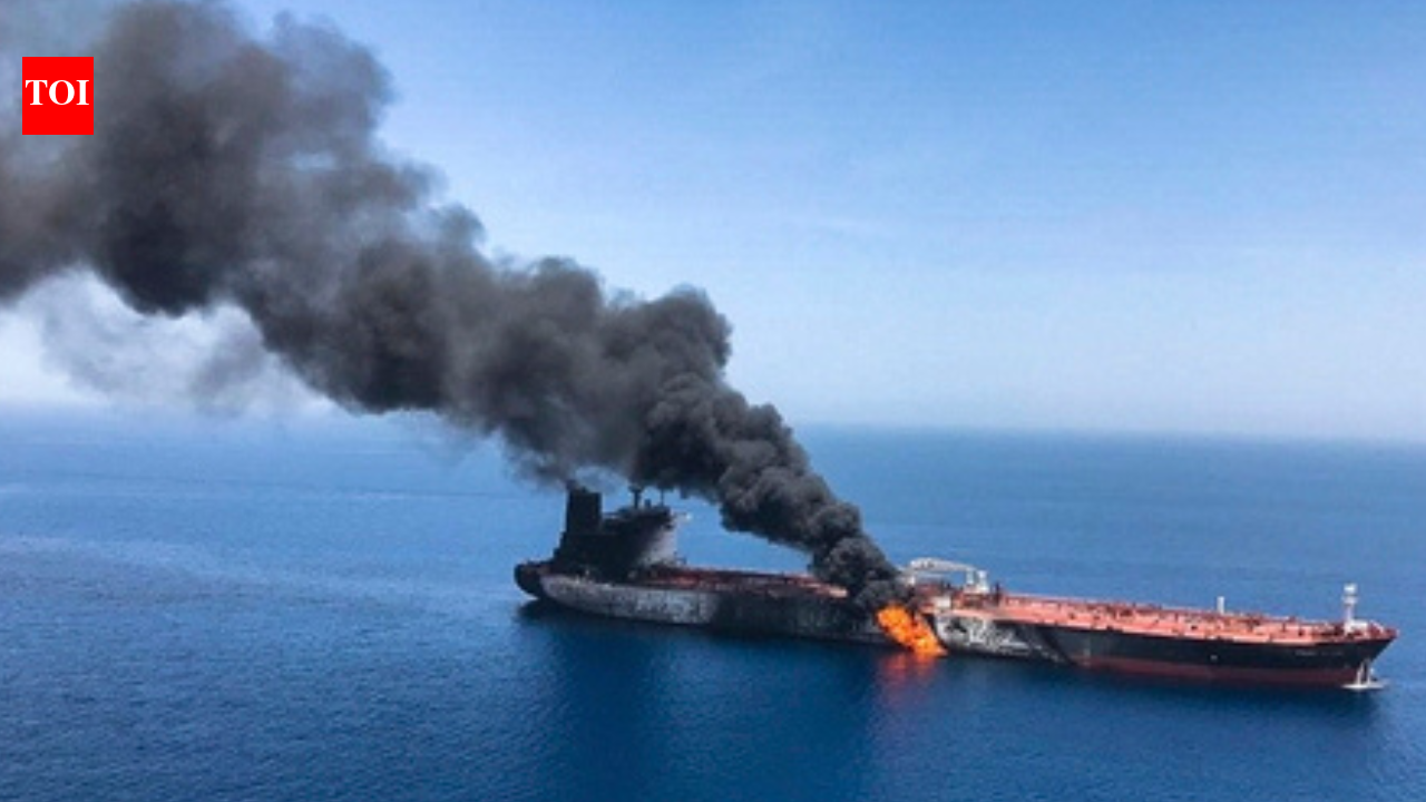 Indian sailor killed after dhow catches fire near Strait of Hormuz; 17 rescued