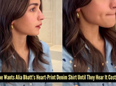 The internet fell hard for Alia Bhatt&rsquo;s heart-print denim shirt