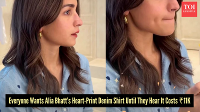 The internet fell hard for Alia Bhatt's heart-print denim shirt until they saw the price tag
