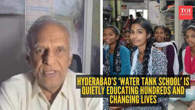 Hyderabad’s ‘water tank school’ is quietly educating hundreds and changing lives