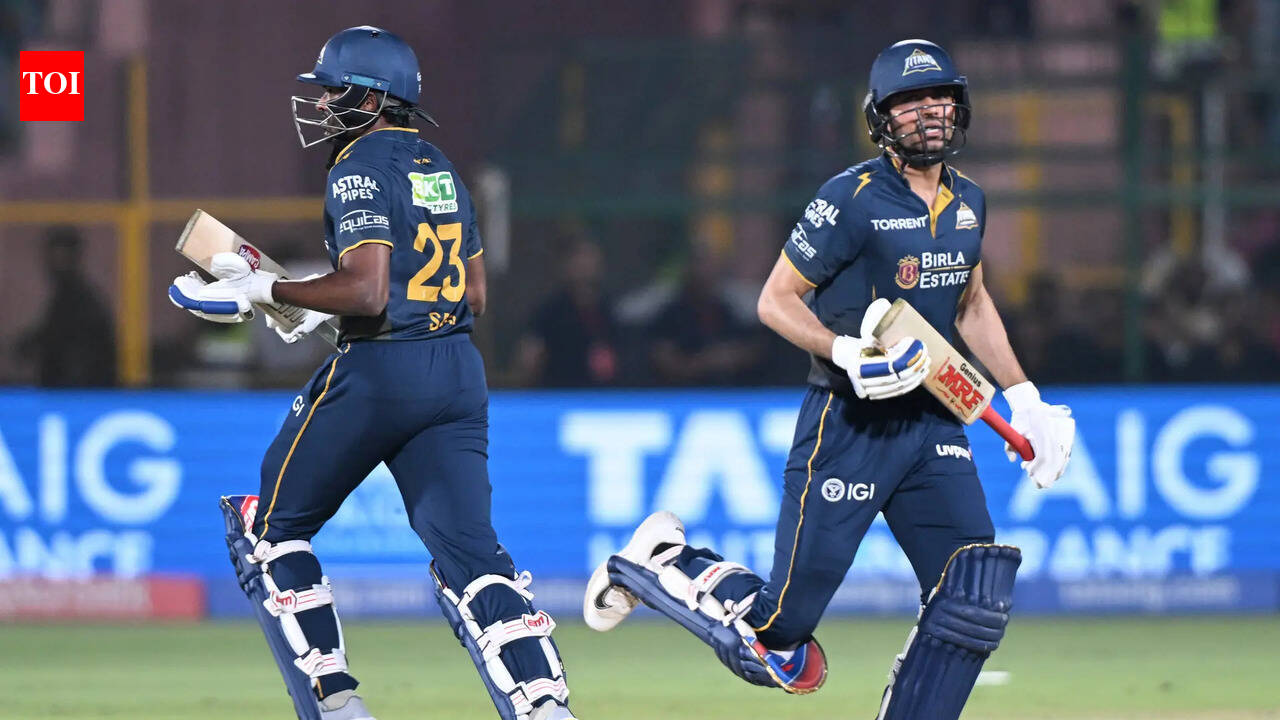 RR vs GT Live: Gill-Sudharsan century stand leaves RR searching for answers