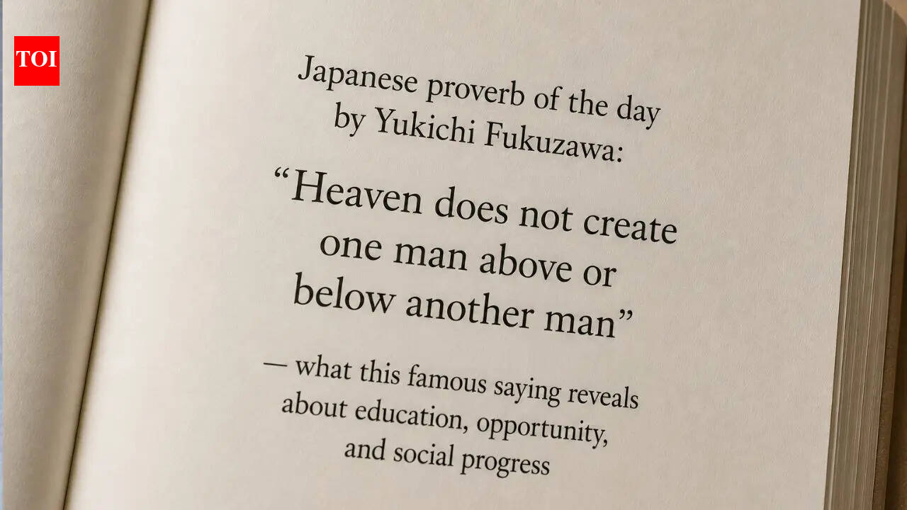 Japanese proverb of the day by Yukichi Fukuzawa: “Heaven does not create one man above or below another man” — what this famous saying reveals about education, opportunity, and social progress