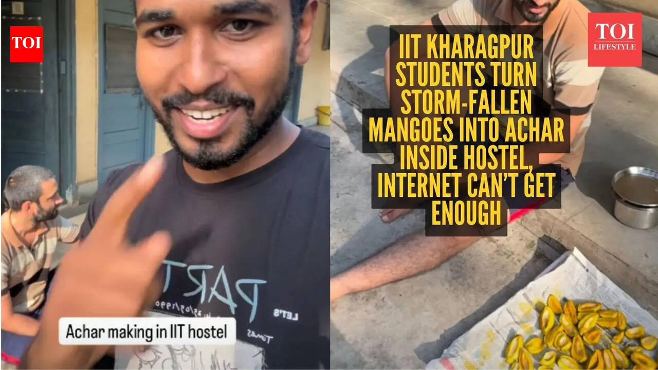 Storm hits IIT Kharagpur, students turn storm-fallen mangoes into achar inside hostel - internet says ‘sarv gun sampann’