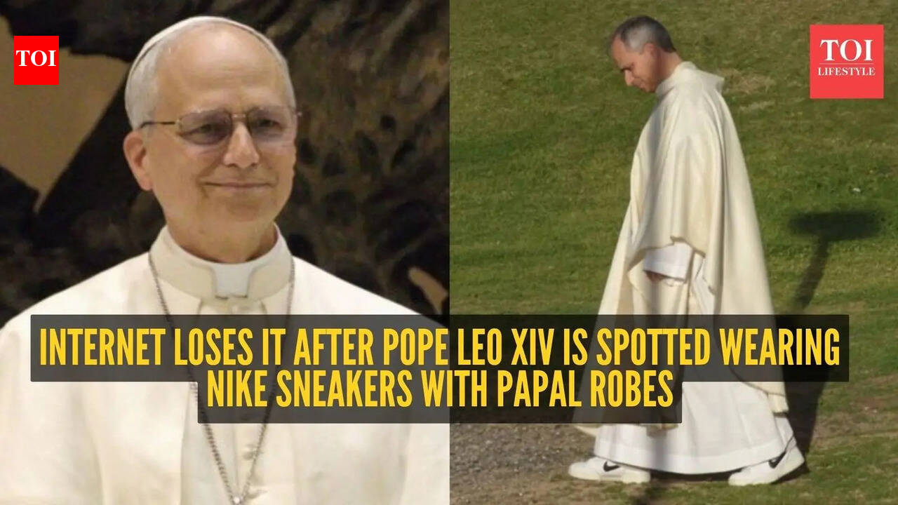 If the devil wears Prada, Pope wears Nike! Pope Leo XIV swaps papal shoes for Nike sneakers