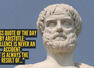 Success quote of the day by Aristotle: &ldquo;Excellence is never an accident, it is always the result of..."