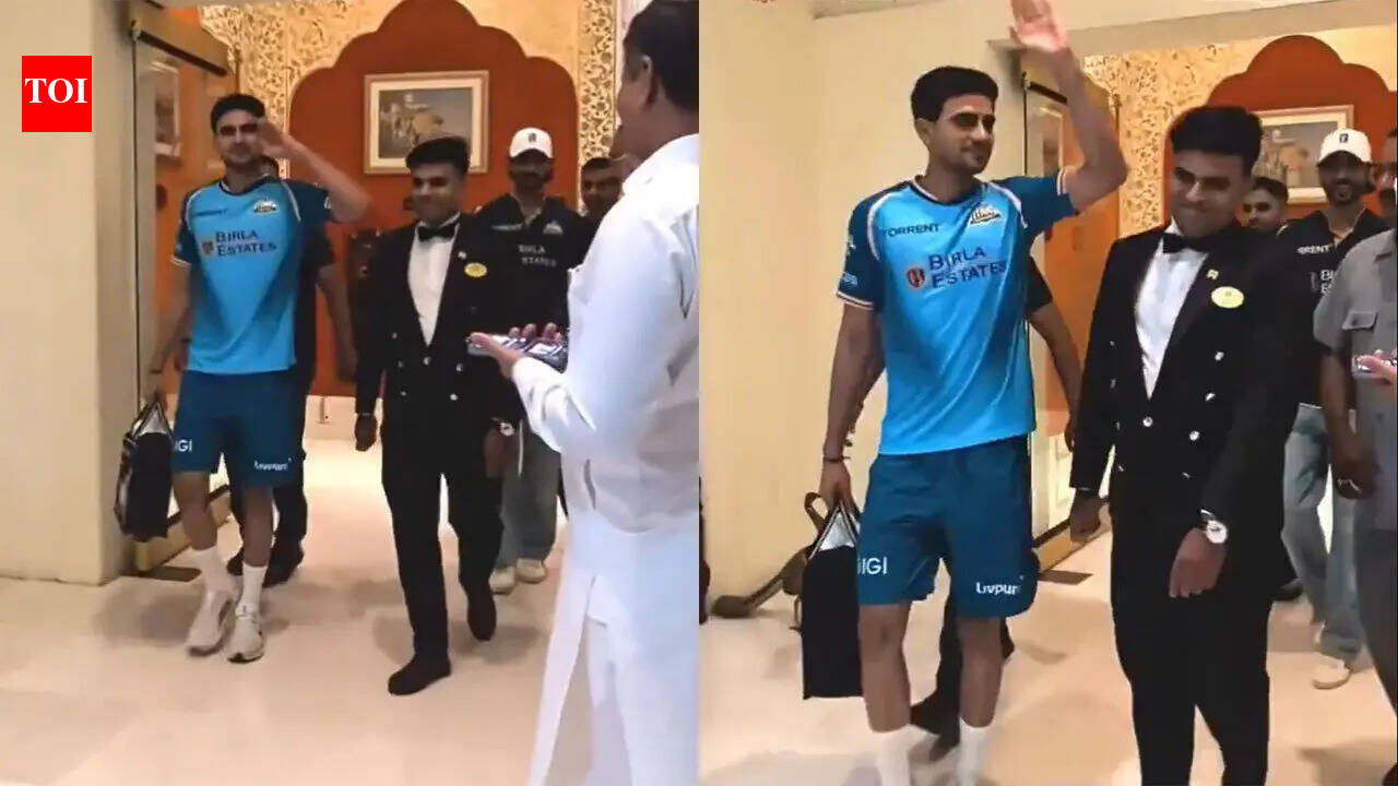Shubman Gill's salute to father Lakhwinder goes viral - Watch