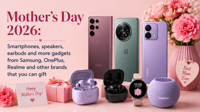 Mother’s Day 2026: Smartphones, speakers, earbuds and more gadgets from Samsung, OnePlus, Realme and other brands that you can gift