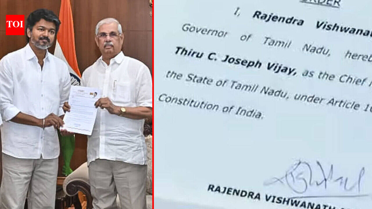 TVK Chief Vijay To Take Oath As Tamil Nadu CM On May 10, Trust Vote By ...