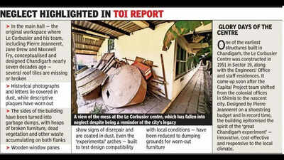 HC takes cognisance of TOI report, asks UT to restore Le Corbusier Centre