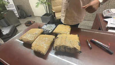 Three held at Lucknow airport with 14.87 Kg hydroponic weed worth Rs 14.87 cr