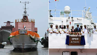 Indian Coast Guard commissions new-gen fast patrol vessel 'Achal'
