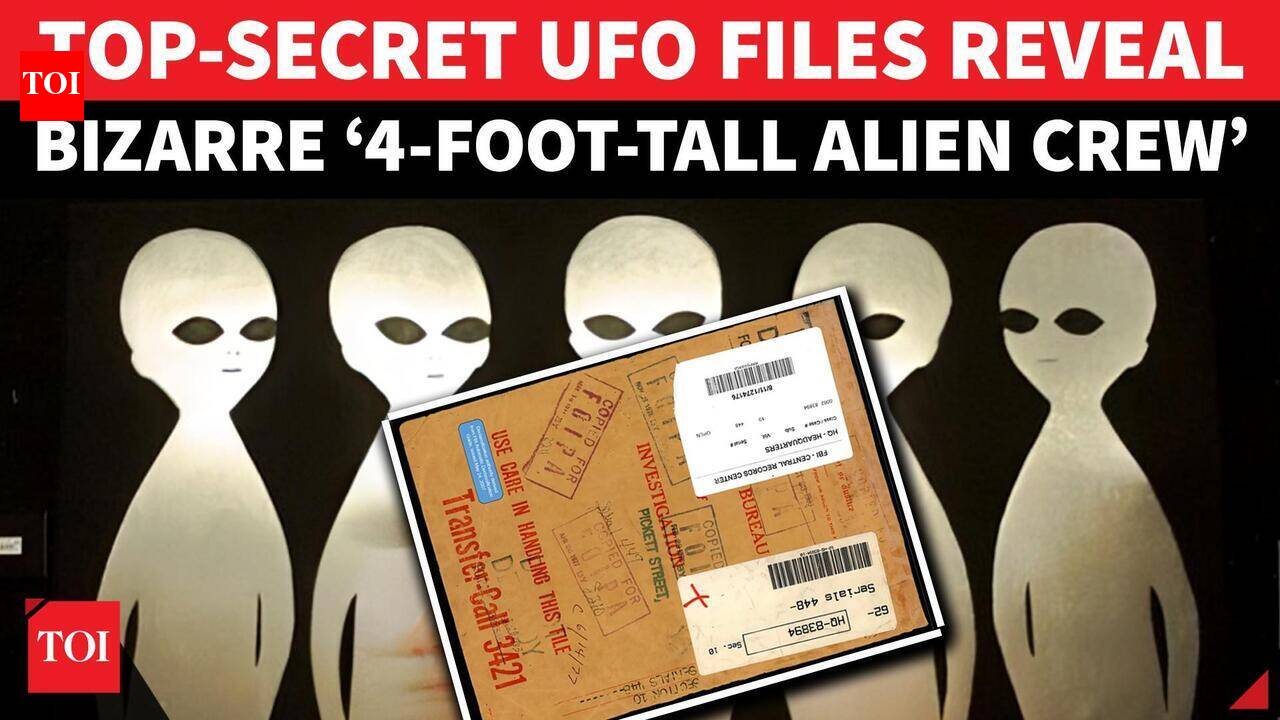 ‘Aliens In Space Suits & Helmets’: MOST SHOCKING FBI Memo Exposes ‘4-Foot-Tall’ UFO Crew | Watch | International - Times of India Videos